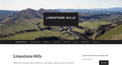 Desktop Screenshot of limestonehills.co.nz